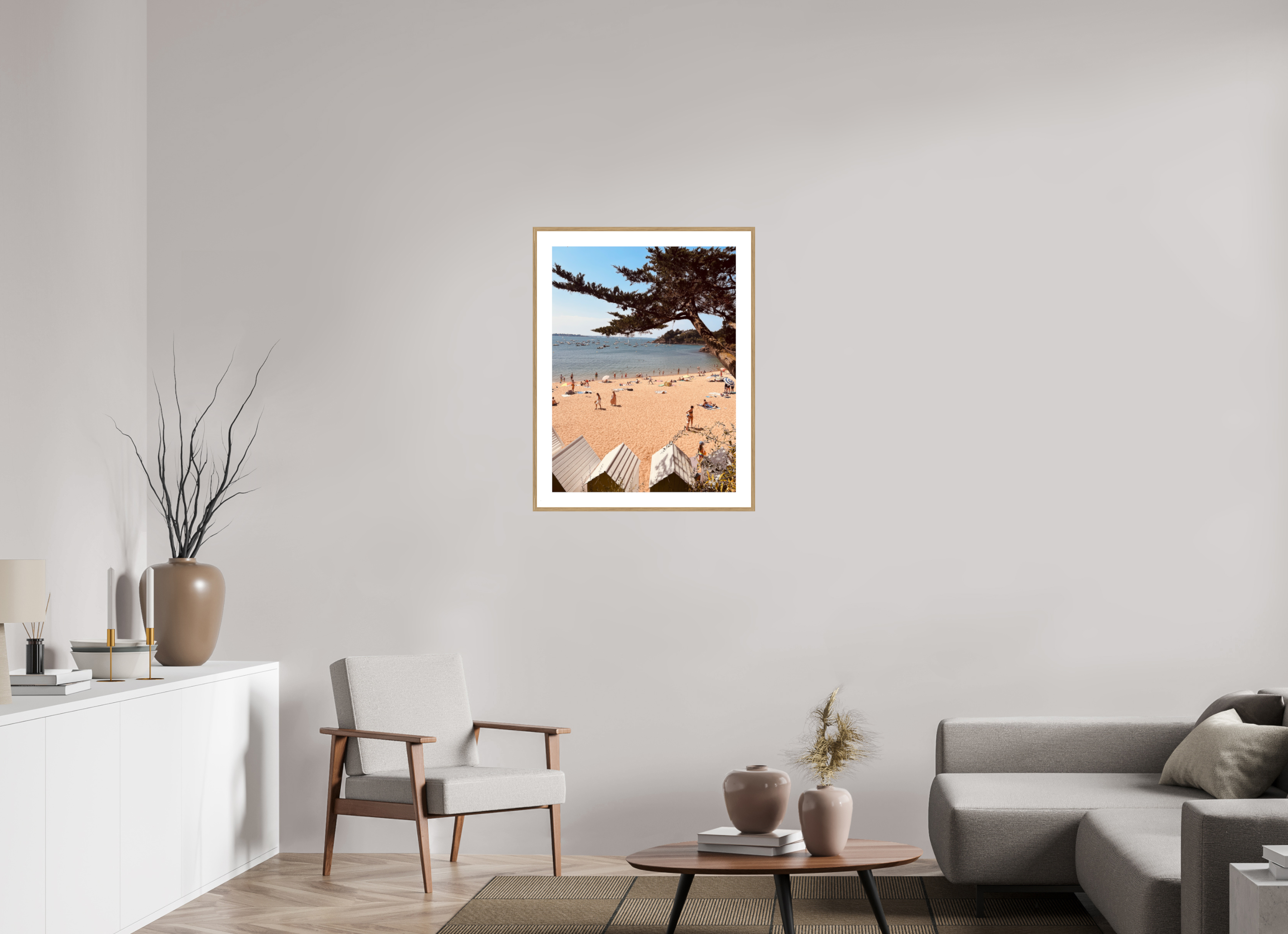 60 x 80 cm, Bois+passe 105