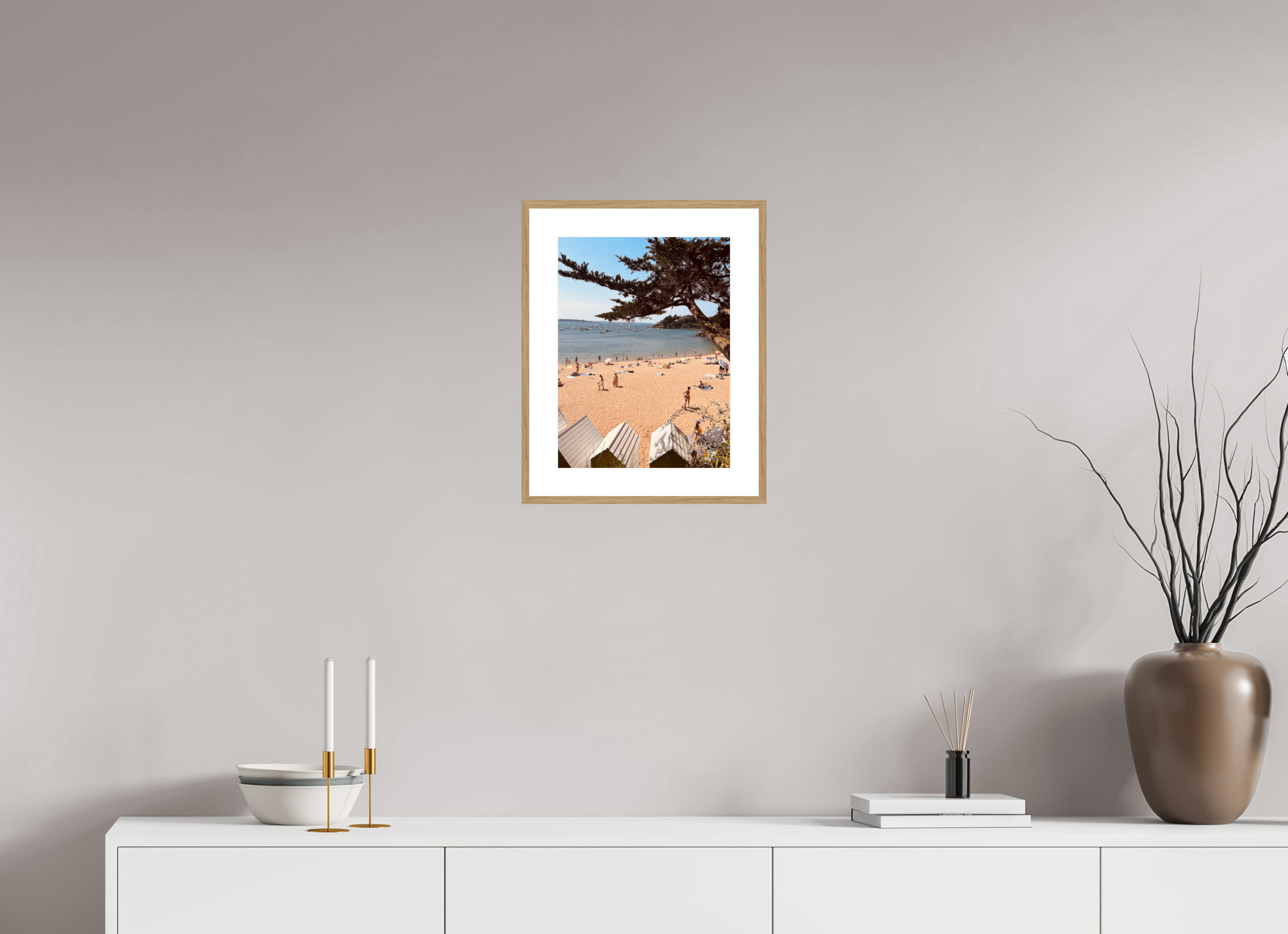 30 x 40 cm, Bois+passe 105