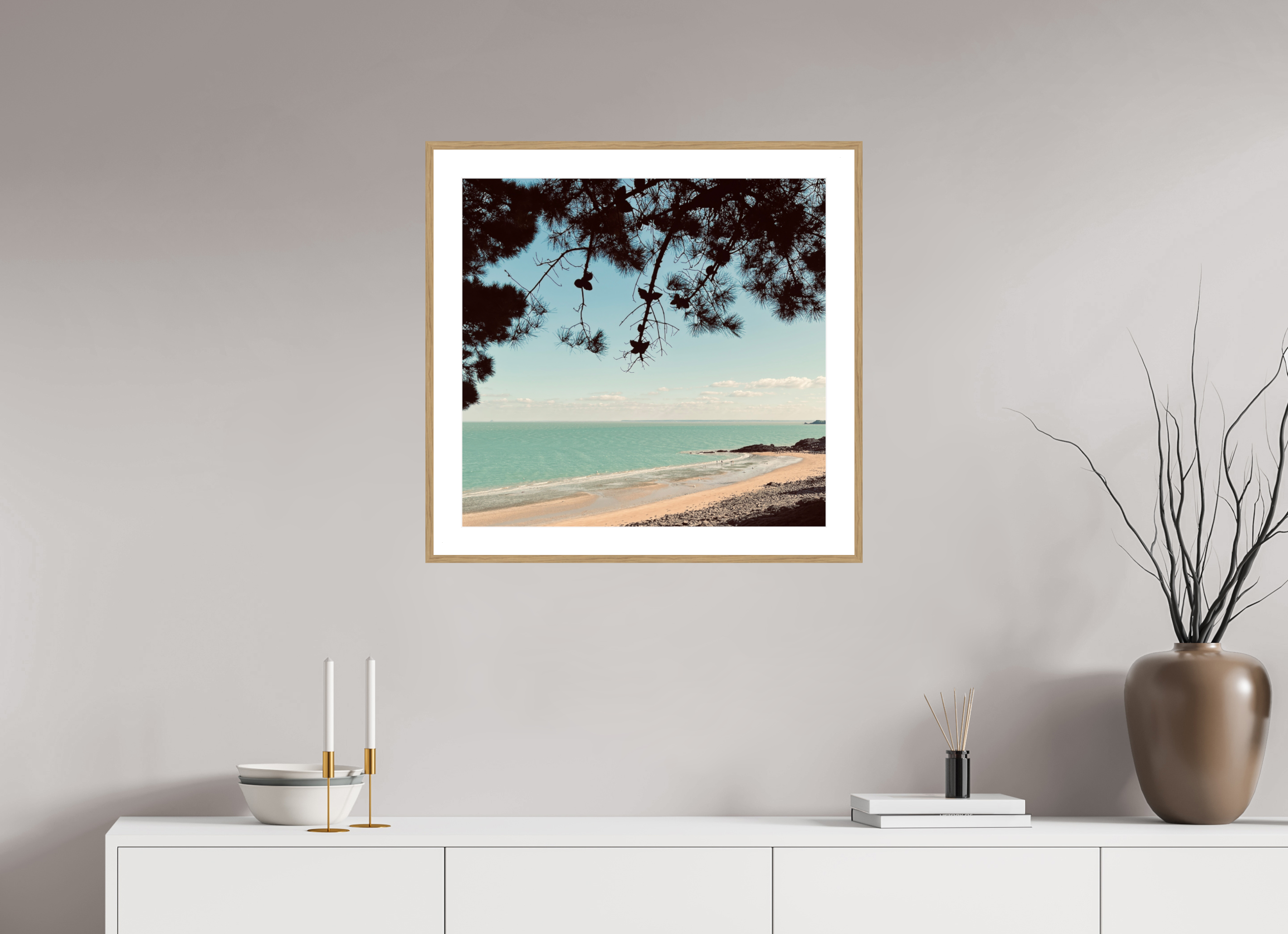 62,6 x 60 cm, Bois+passe 110