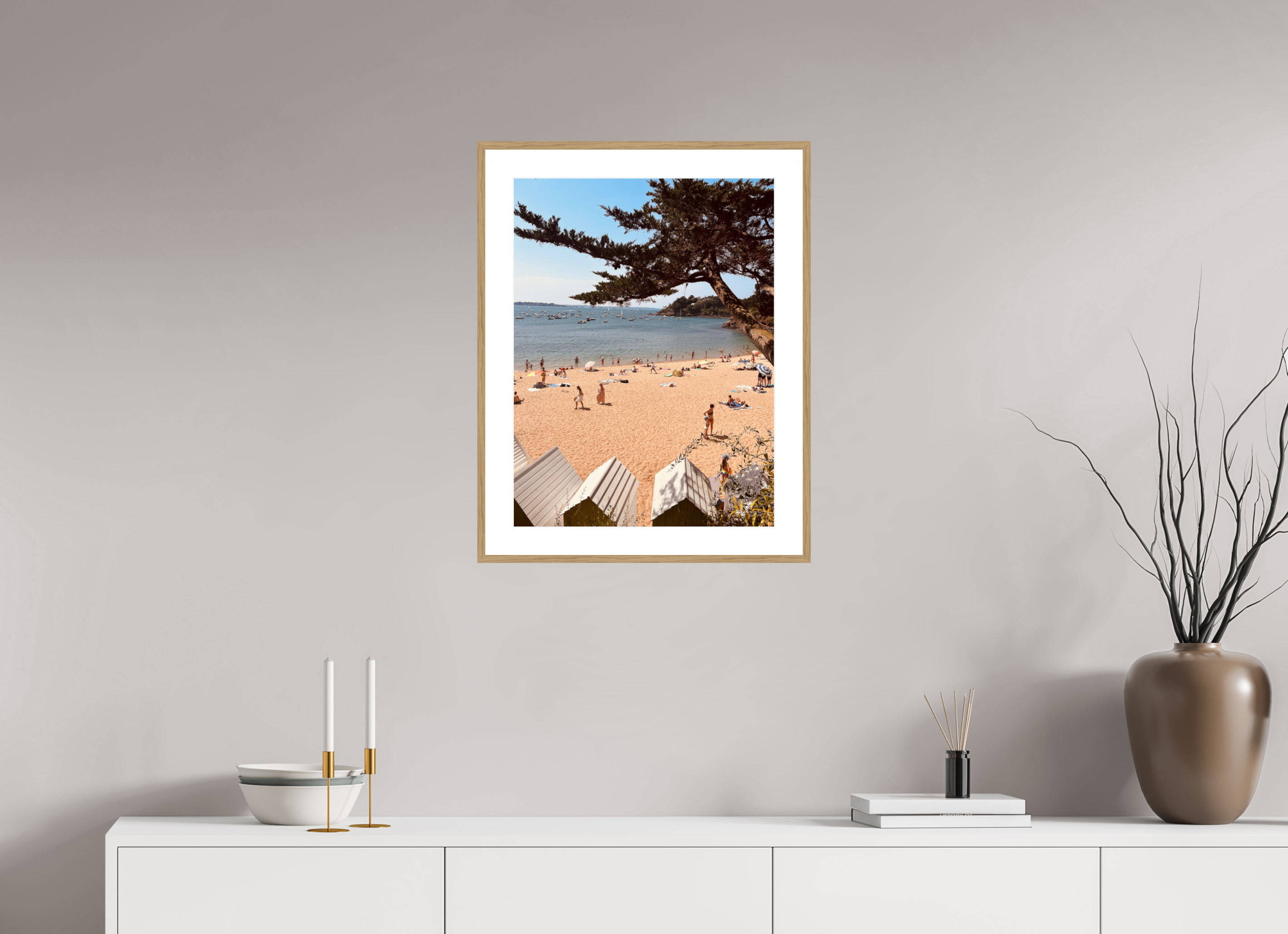 45 x 60 cm, Bois+passe 105